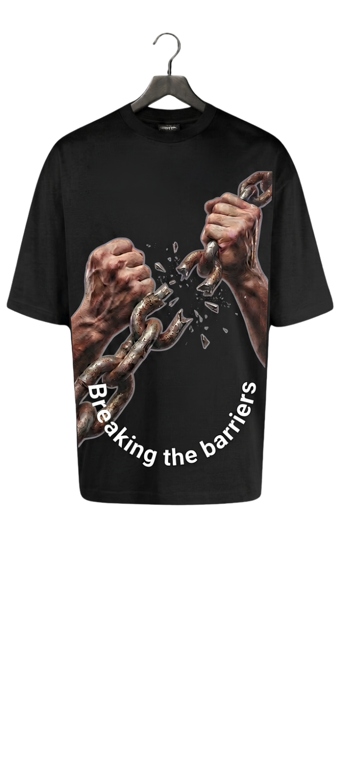 T-Shirt — Vintage Guitar Hands Graphic Tee (“Play to the Rhythm”)