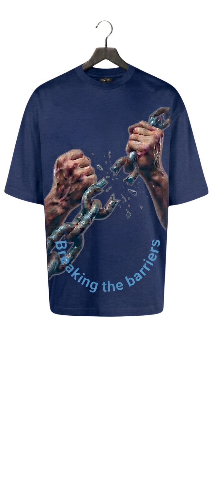 T-Shirt — Vintage Guitar Hands Graphic Tee (“Play to the Rhythm”)
