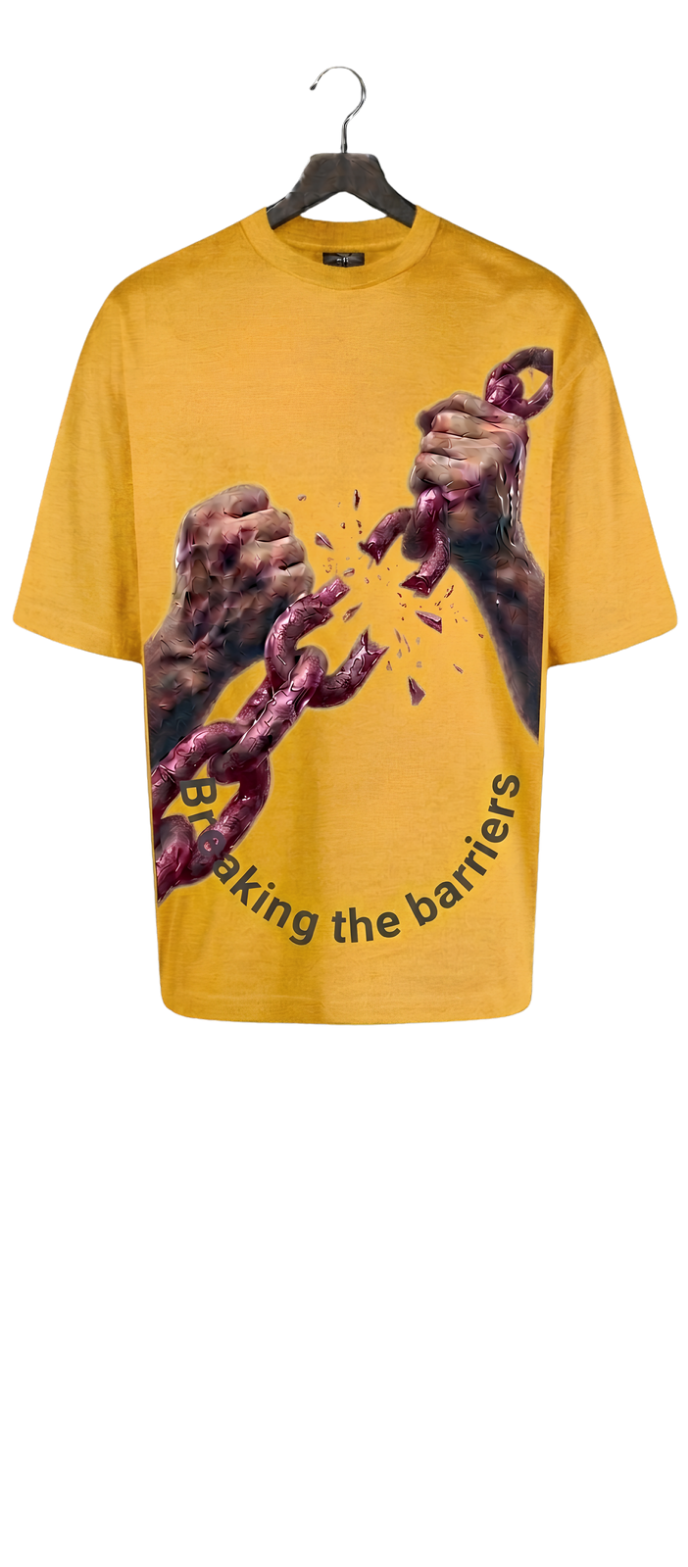 T-Shirt — Vintage Guitar Hands Graphic Tee (“Play to the Rhythm”)