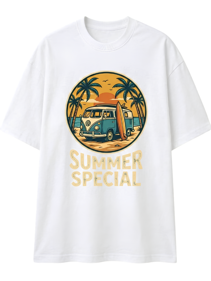 Summer Special T-Shirt — Retro Beach Graphic Tee for Vacation & Summer Vibes