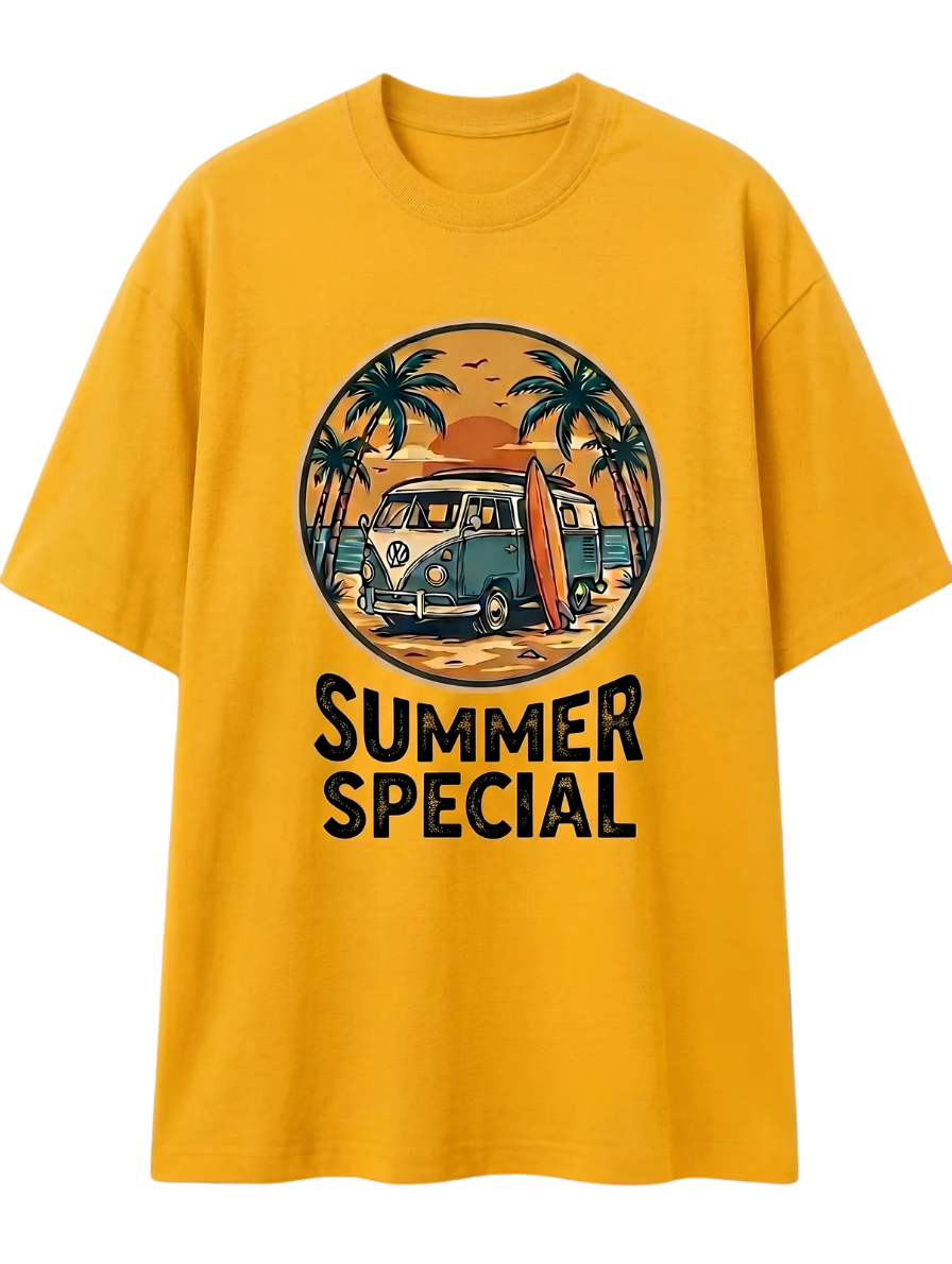 Summer Special T-Shirt — Retro Beach Graphic Tee for Vacation & Summer Vibes