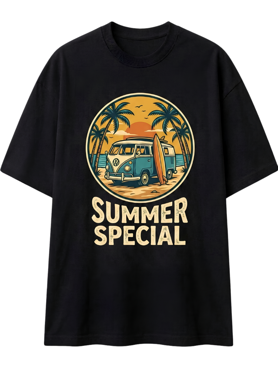 Summer Special T-Shirt — Retro Beach Graphic Tee for Vacation & Summer Vibes