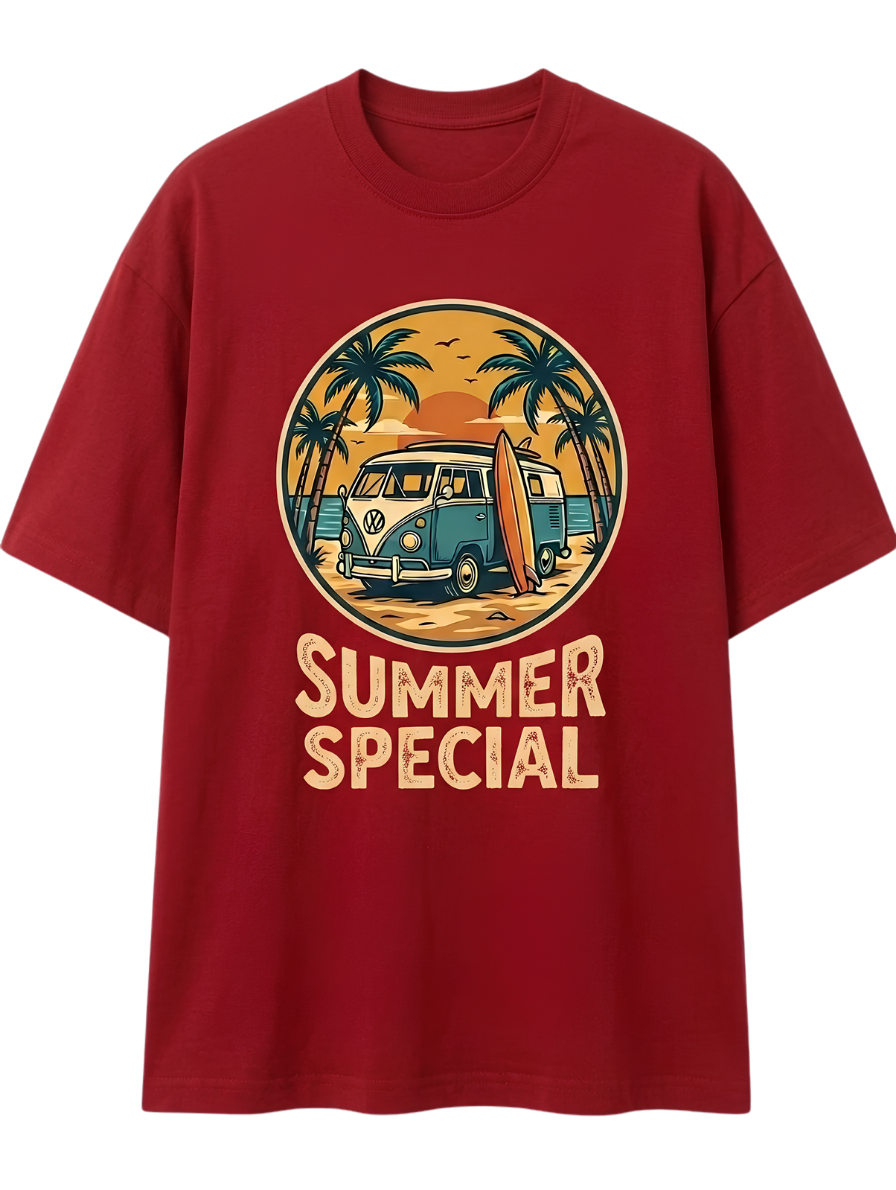 Summer Special T-Shirt — Retro Beach Graphic Tee for Vacation & Summer Vibes