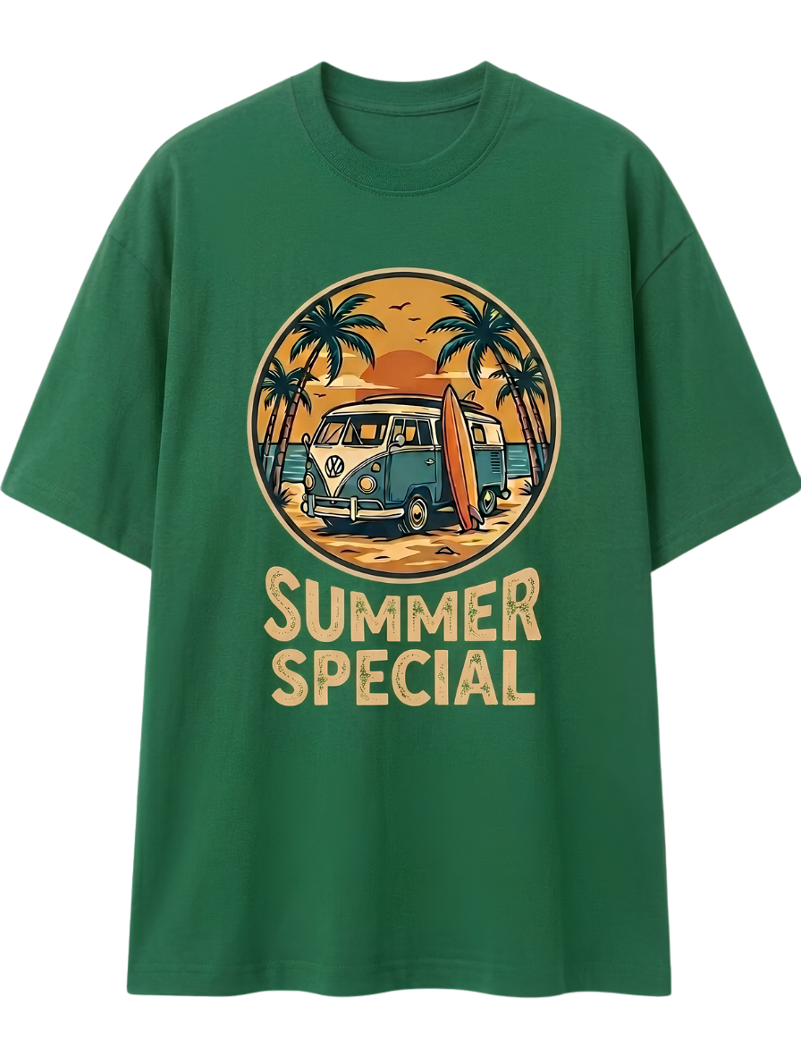 Summer Special T-Shirt — Retro Beach Graphic Tee for Vacation & Summer Vibes