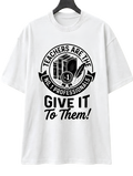 Boxy Tee — 'Give It To Them' Vintage Camera Graphic T‑Shirt