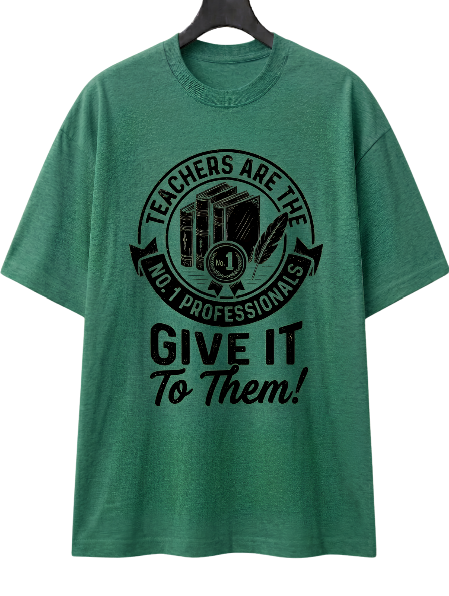 Boxy Tee — 'Give It To Them' Vintage Camera Graphic T‑Shirt