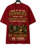 Farmers Matter T-Shirt — "No Farmers No Food" Graphic Tee