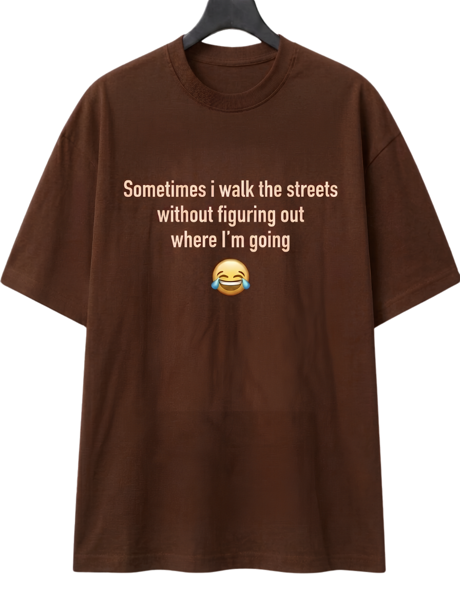 Funny Emoji Quote T-Shirt — "Questions, Worklife, Coffee" Graphic Tee