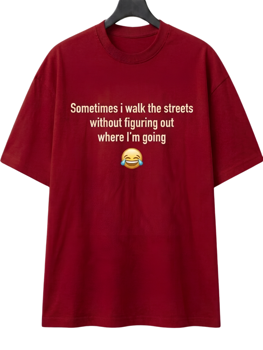 Funny Emoji Quote T-Shirt — "Questions, Worklife, Coffee" Graphic Tee