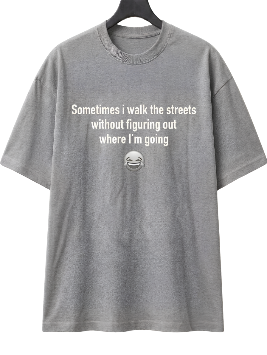 Funny Emoji Quote T-Shirt — "Questions, Worklife, Coffee" Graphic Tee