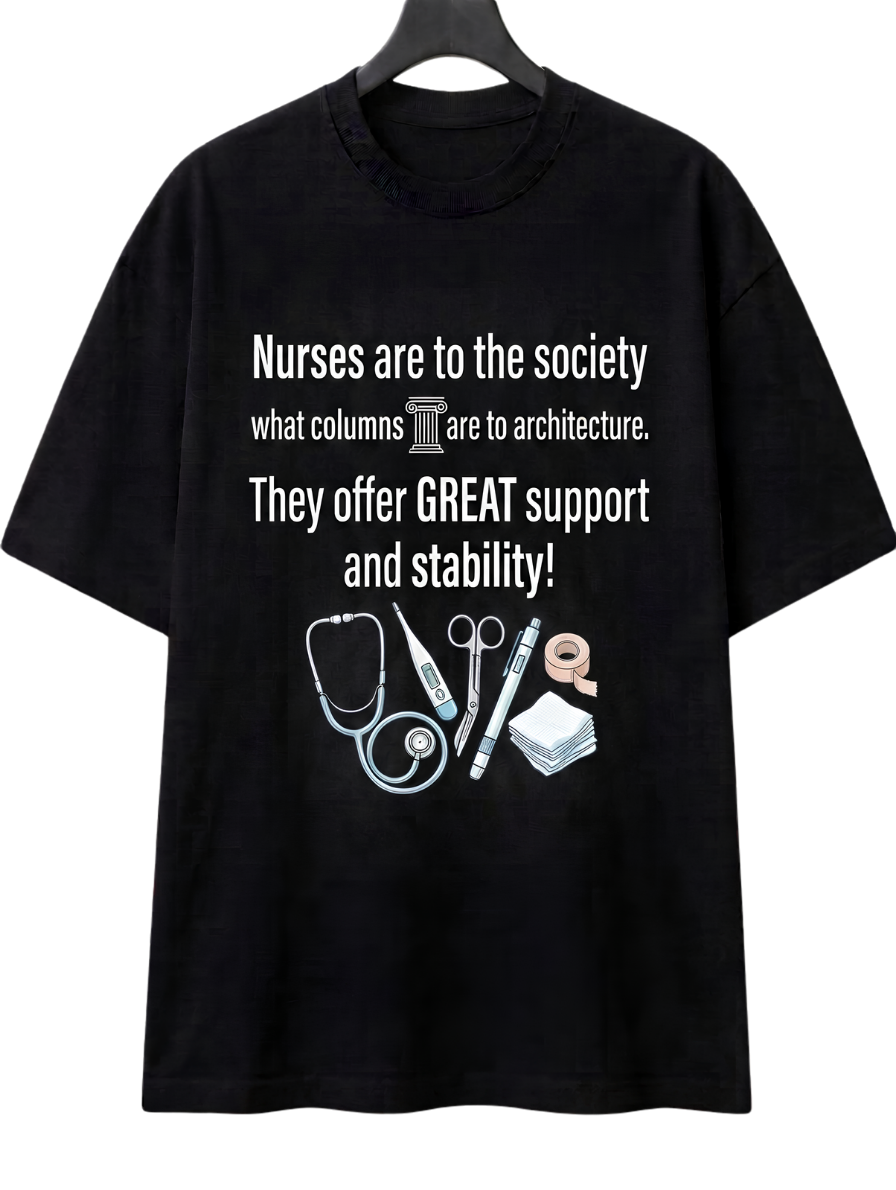Awareness & Support T-Shirt — "Women are the backbone of communities" Design