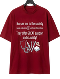 Awareness & Support T-Shirt — "Women are the backbone of communities" Design
