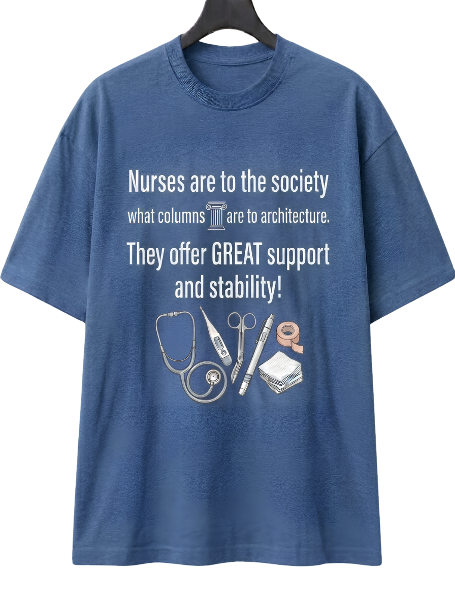 Awareness & Support T-Shirt — "Women are the backbone of communities" Design