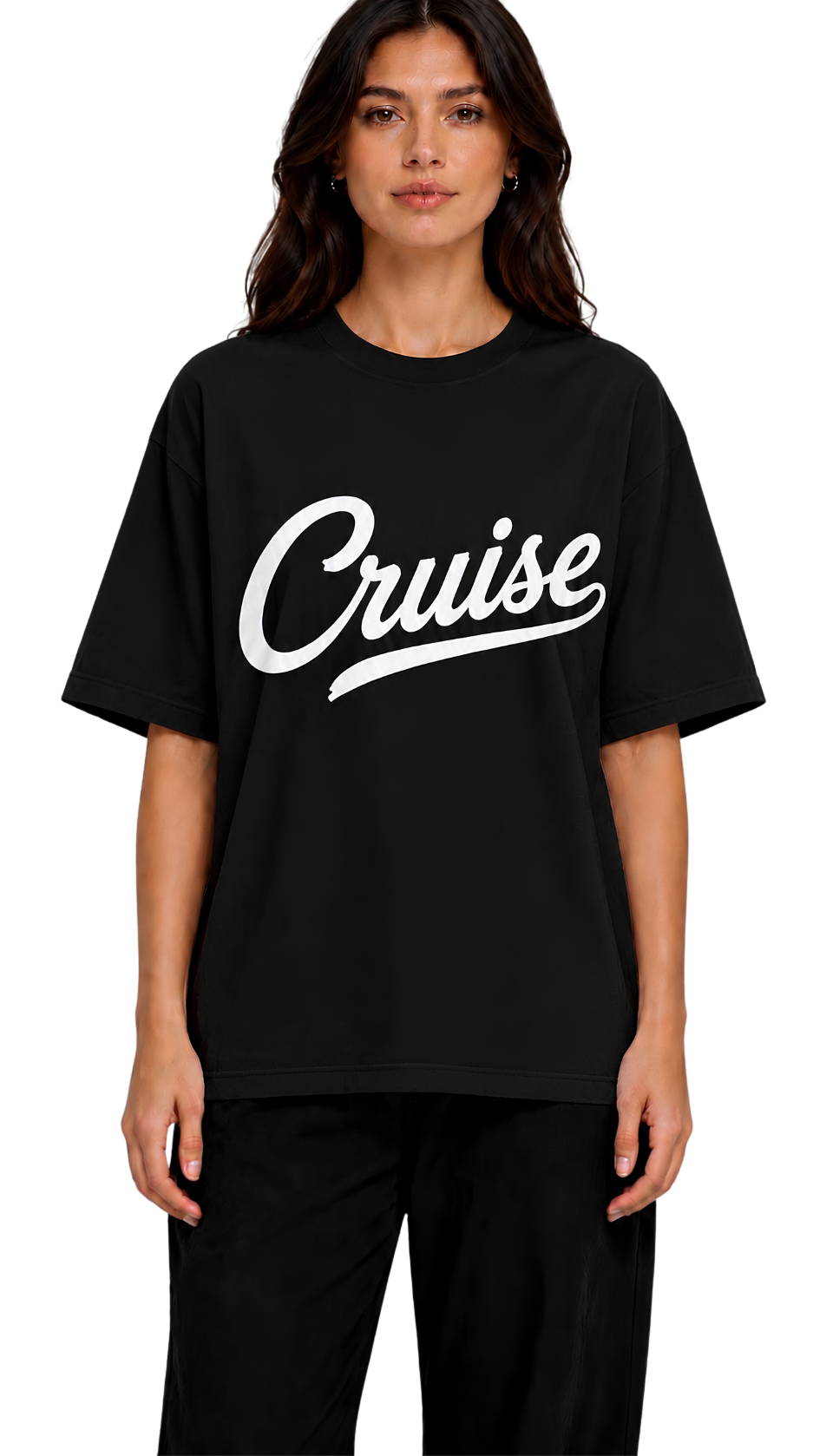 Cruise Graphic T-Shirt — Retro Pink Logo Tee