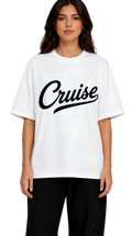 Cruise Graphic T-Shirt — Retro Pink Logo Tee