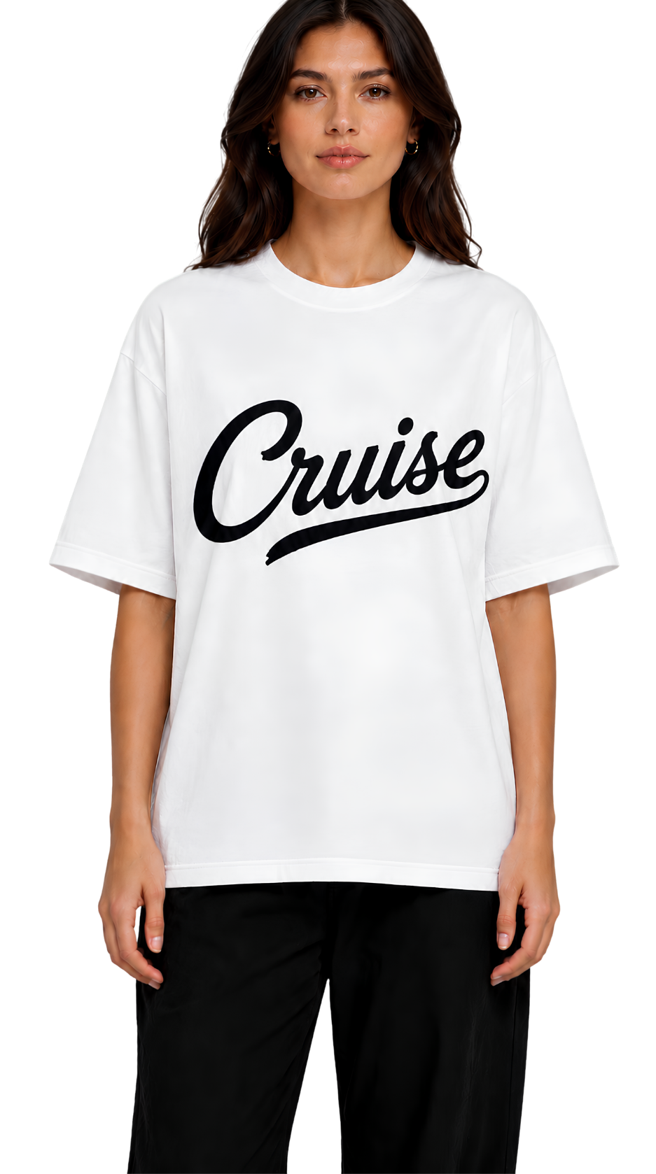 Cruise Graphic T-Shirt — Retro Pink Logo Tee