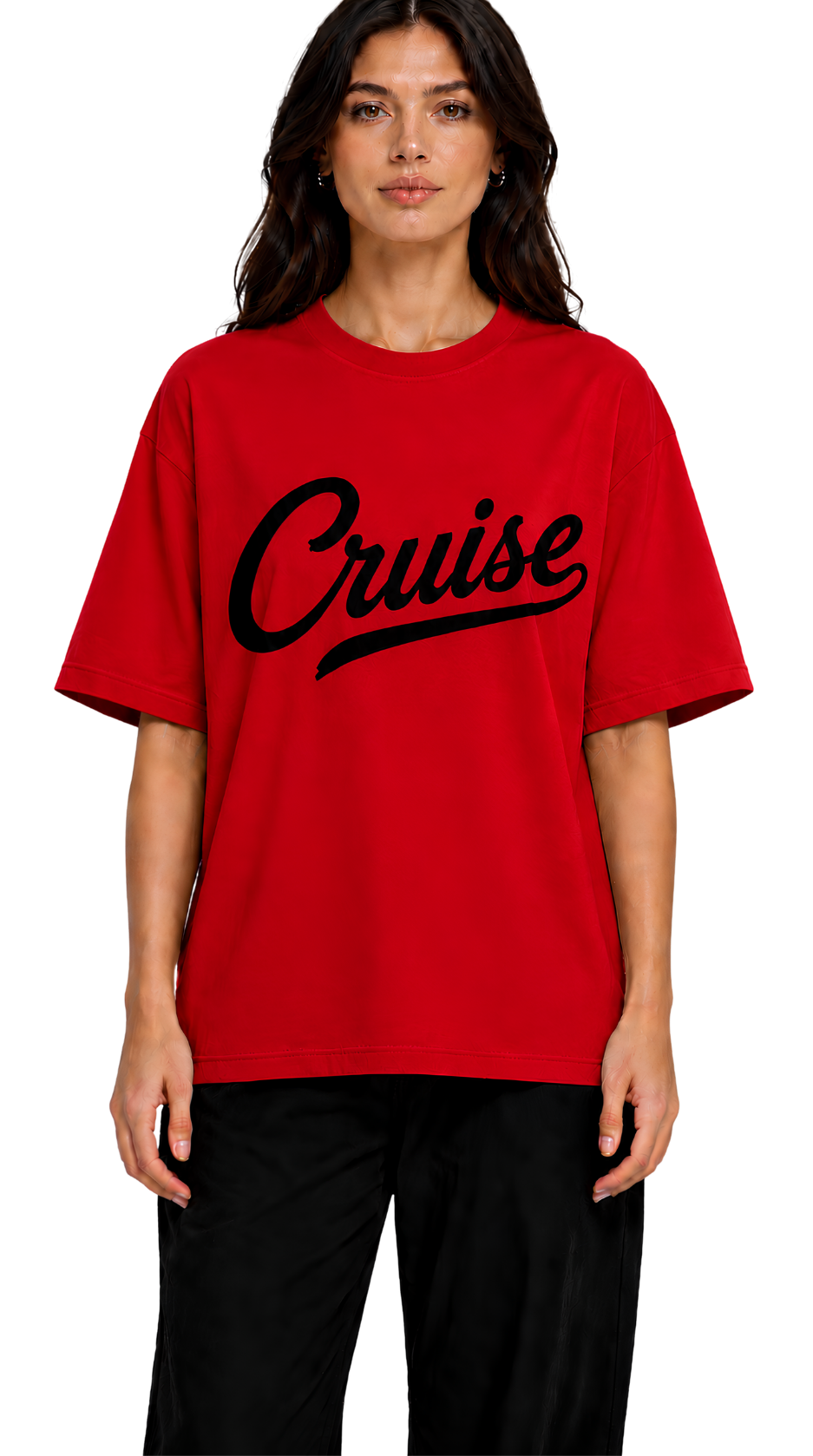 Cruise Graphic T-Shirt — Retro Pink Logo Tee