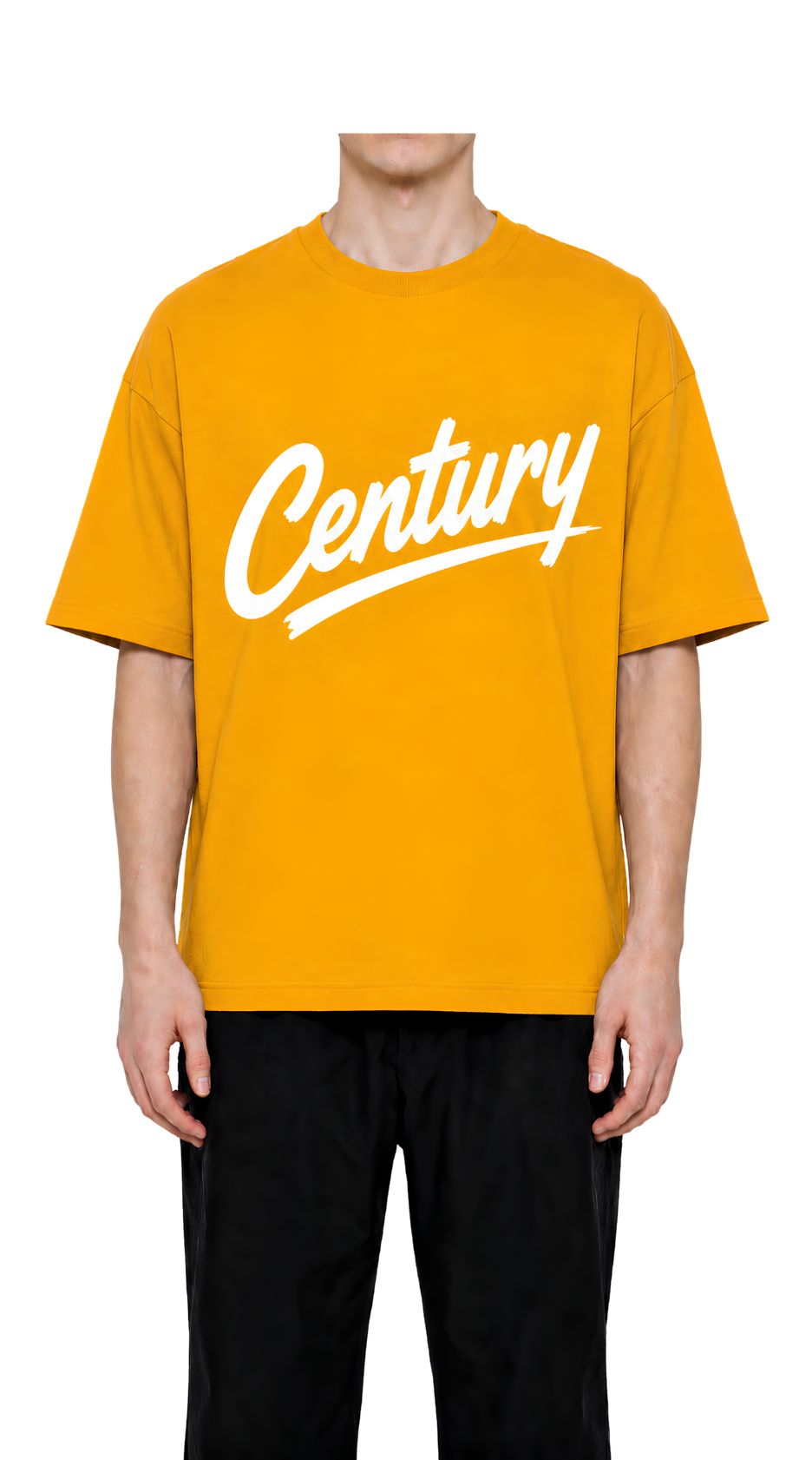 Century Graphic T-Shirt — Minimal Headless Figure Design