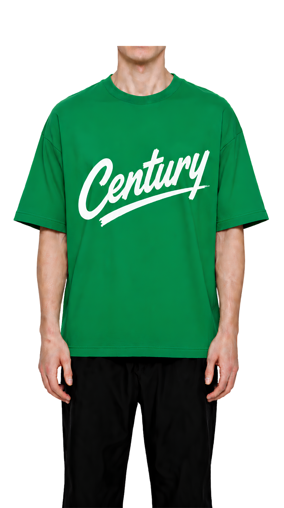 Century Graphic T-Shirt — Minimal Headless Figure Design
