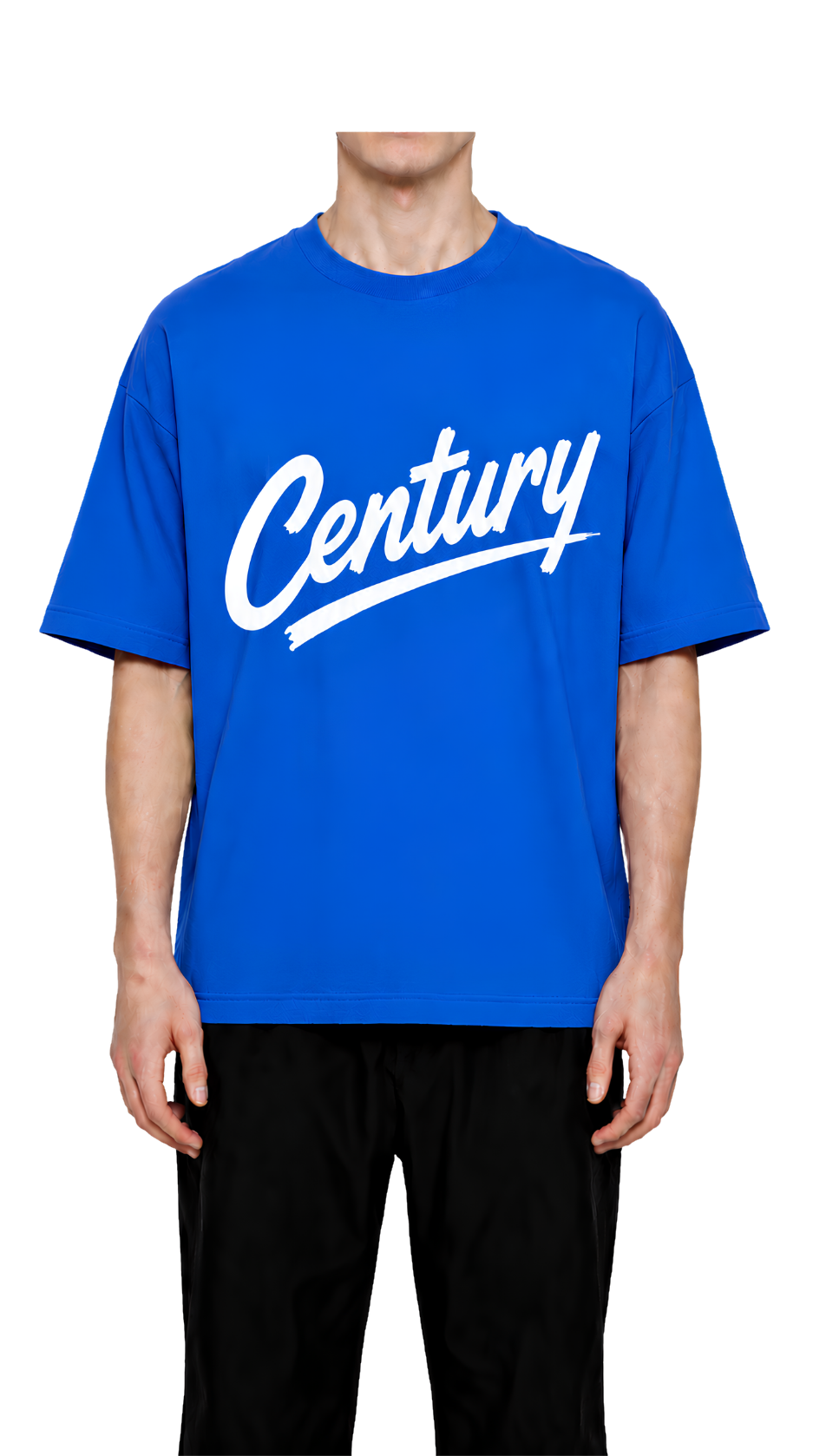 Century Graphic T-Shirt — Minimal Headless Figure Design