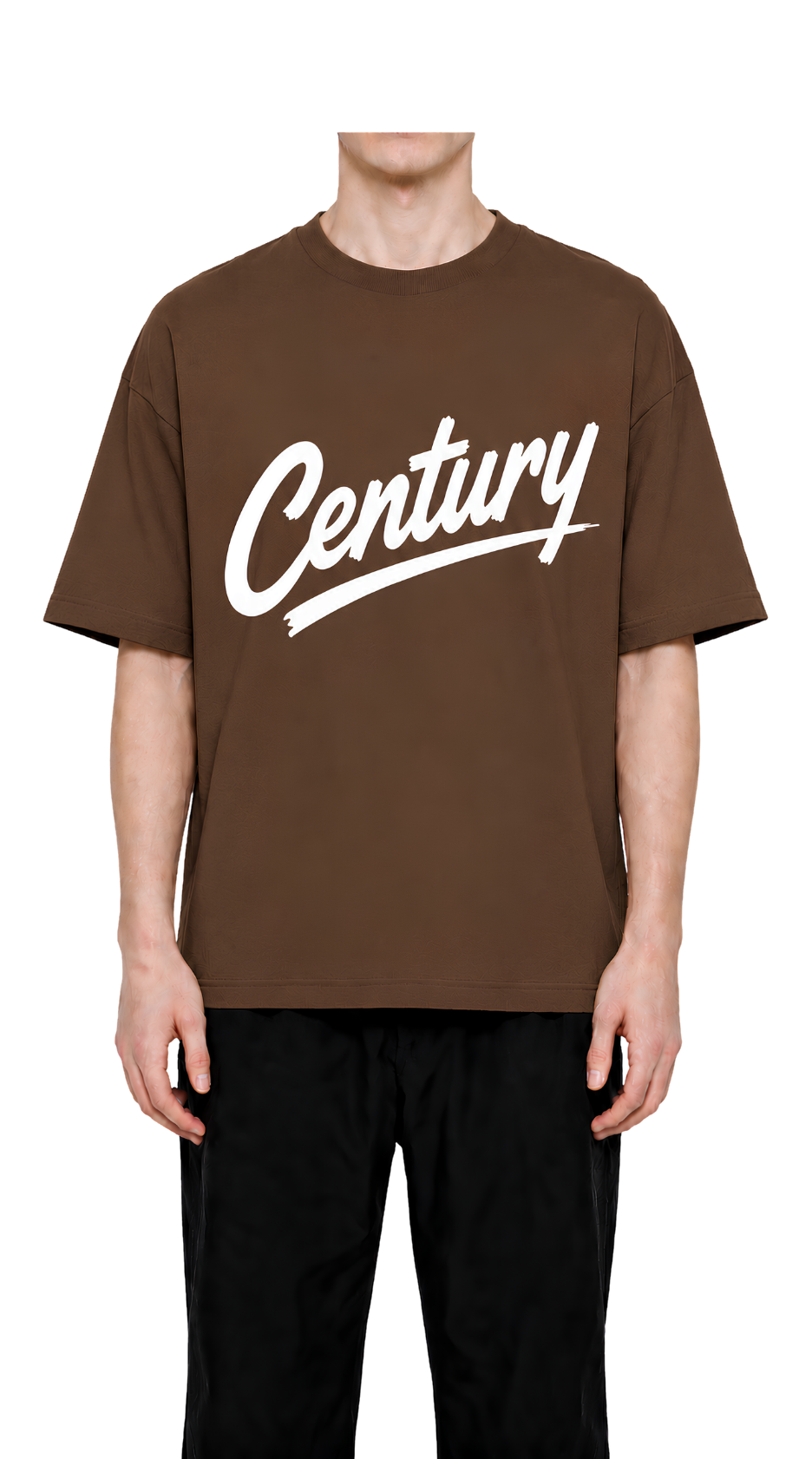 Century Graphic T-Shirt — Minimal Headless Figure Design