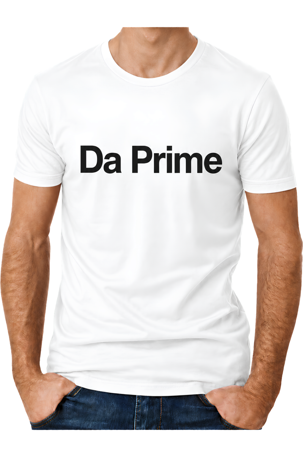 Official Graphic T-Shirt - Minimalist Brown 'Official' Chest Print