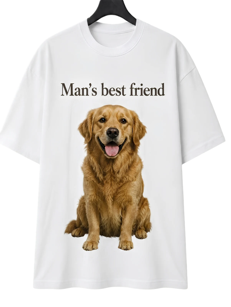 Golden Retriever "Man's Best Friend" T-Shirt
