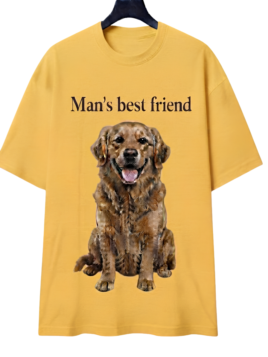 Golden Retriever "Man's Best Friend" T-Shirt