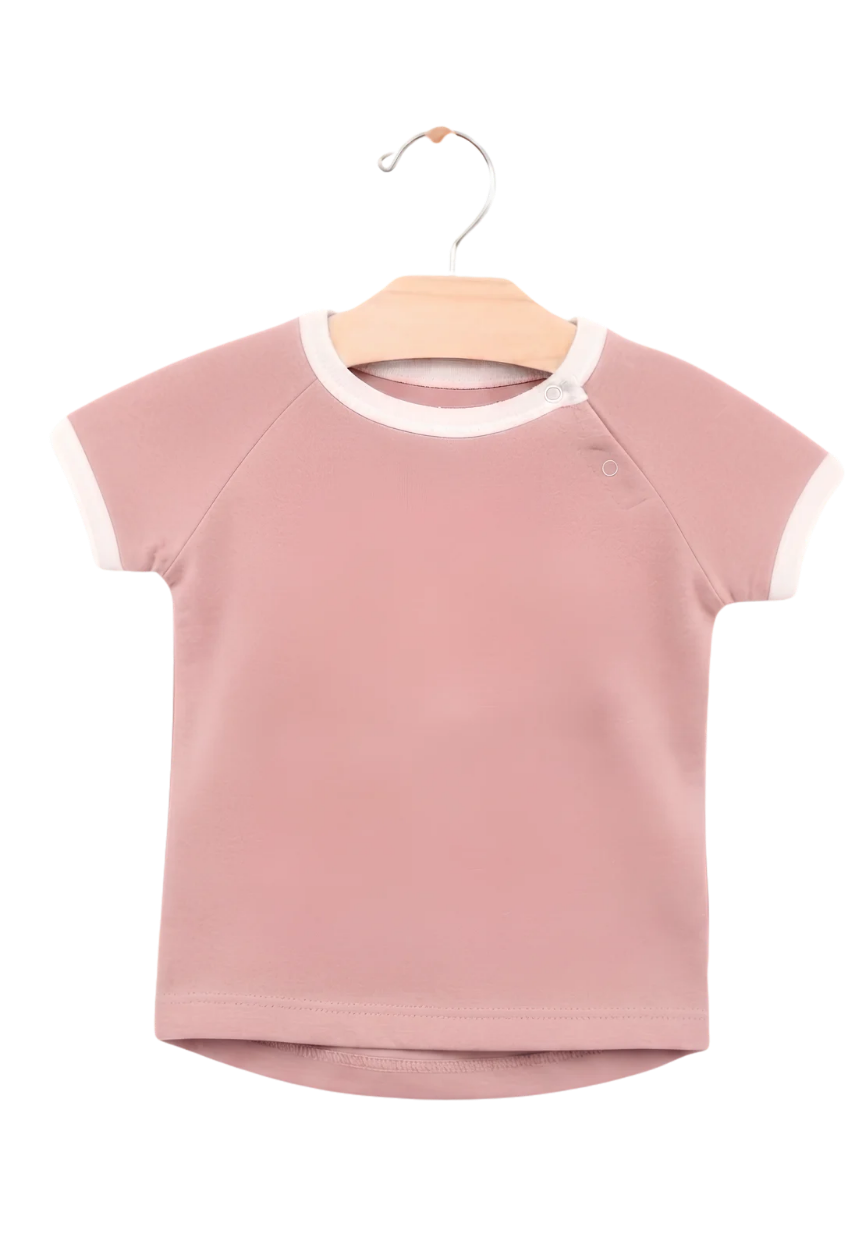 Baby Bodysuit with Red Shirt Hanger Graphic — Cute Newborn Onesie