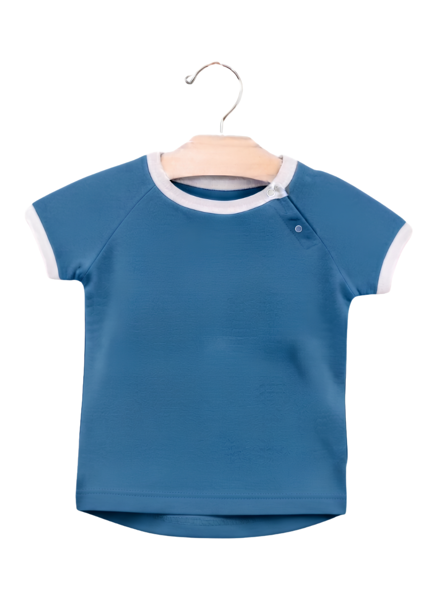 Baby Bodysuit with Red Shirt Hanger Graphic — Cute Newborn Onesie