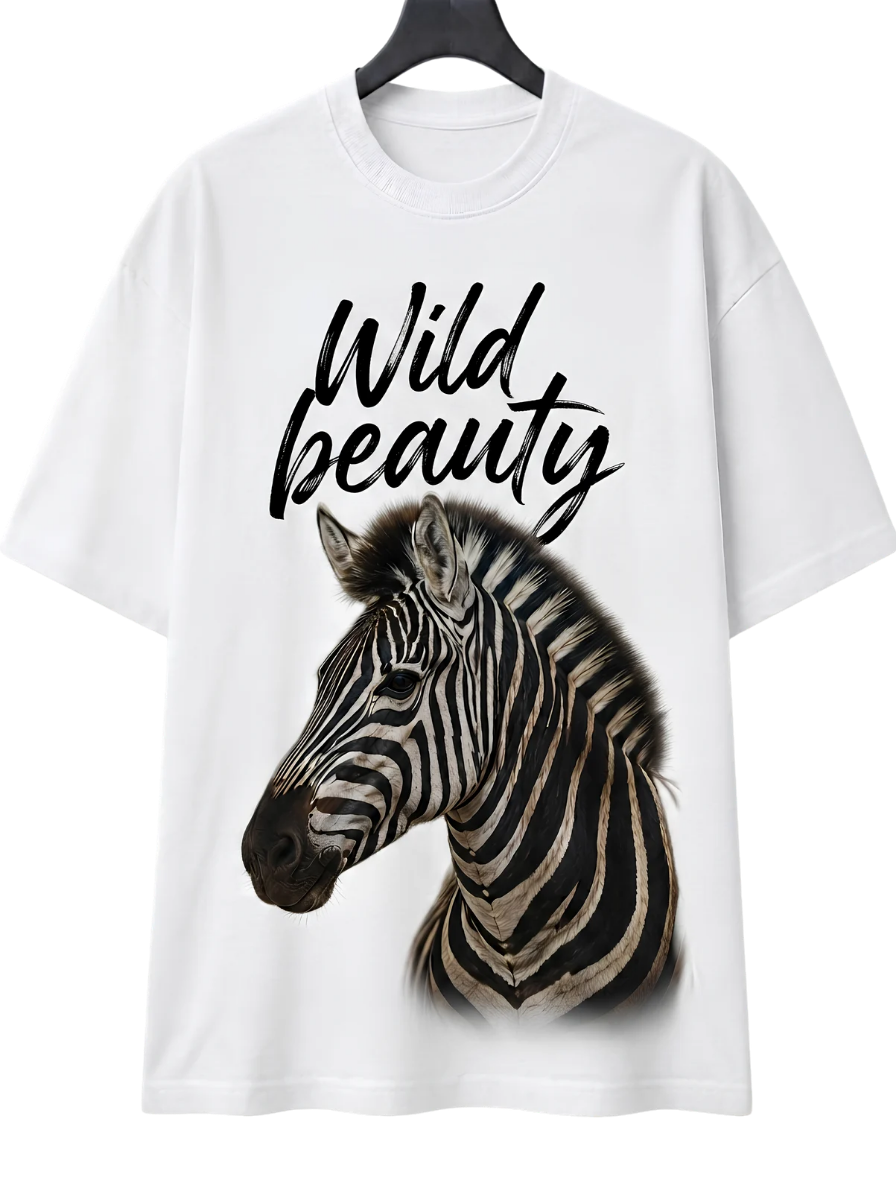 T-Shirt — 'Wild at Heart' Horse Graphic Tee