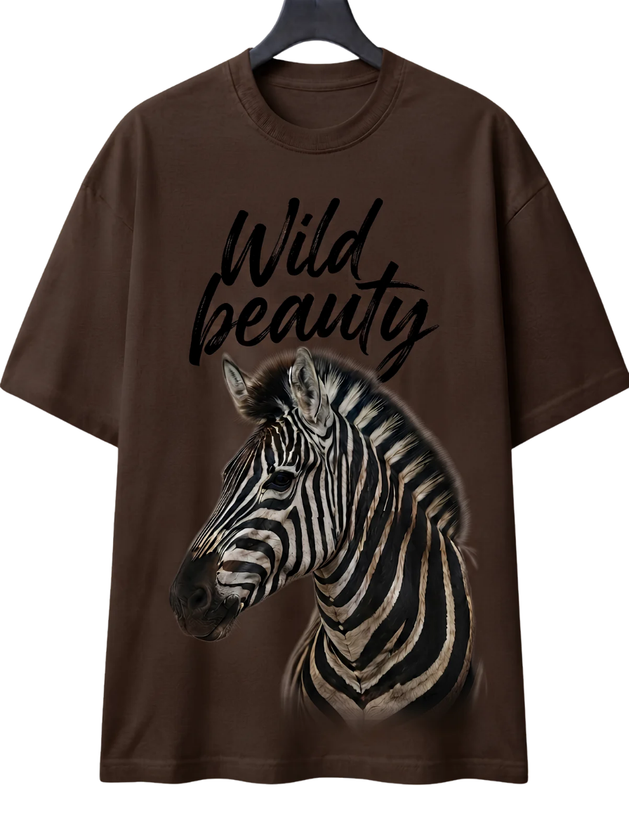 T-Shirt — 'Wild at Heart' Horse Graphic Tee