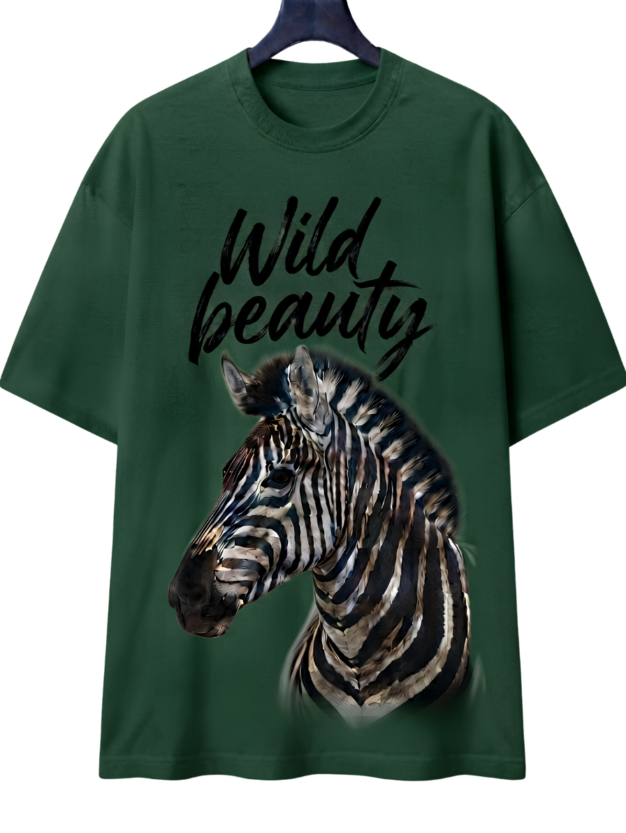 T-Shirt — 'Wild at Heart' Horse Graphic Tee