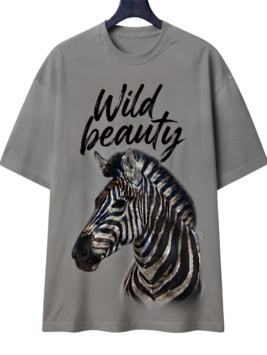 T-Shirt — 'Wild at Heart' Horse Graphic Tee