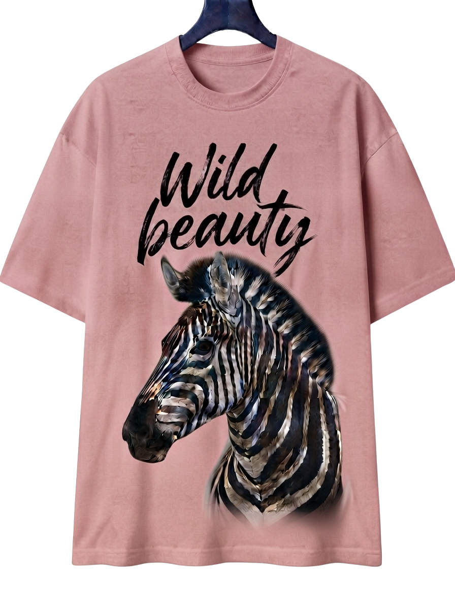 T-Shirt — 'Wild at Heart' Horse Graphic Tee