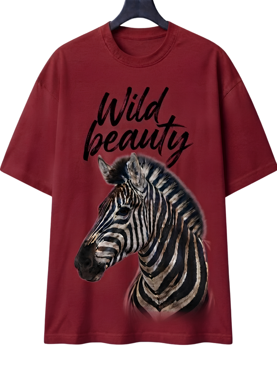 T-Shirt — 'Wild at Heart' Horse Graphic Tee