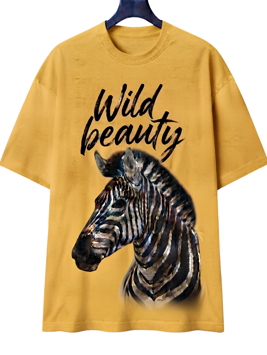 T-Shirt — 'Wild at Heart' Horse Graphic Tee