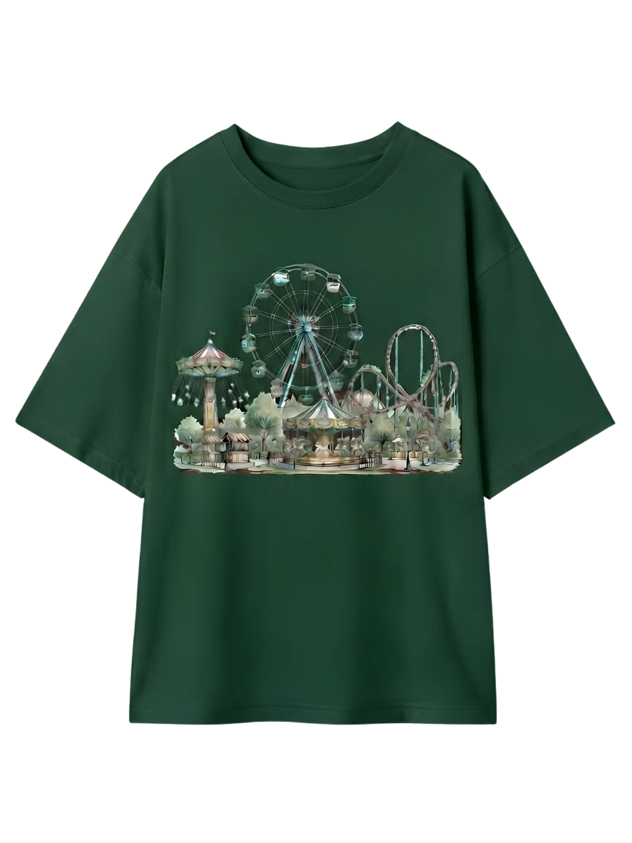 Retro Street T-Shirt – Vintage Cityscape Graphic Tee