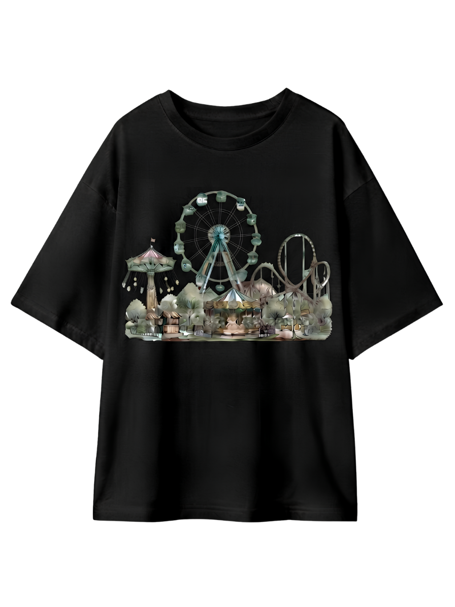 Retro Street T-Shirt – Vintage Cityscape Graphic Tee