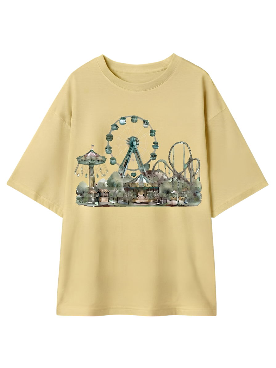 Retro Street T-Shirt – Vintage Cityscape Graphic Tee
