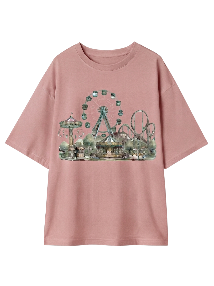 Retro Street T-Shirt – Vintage Cityscape Graphic Tee