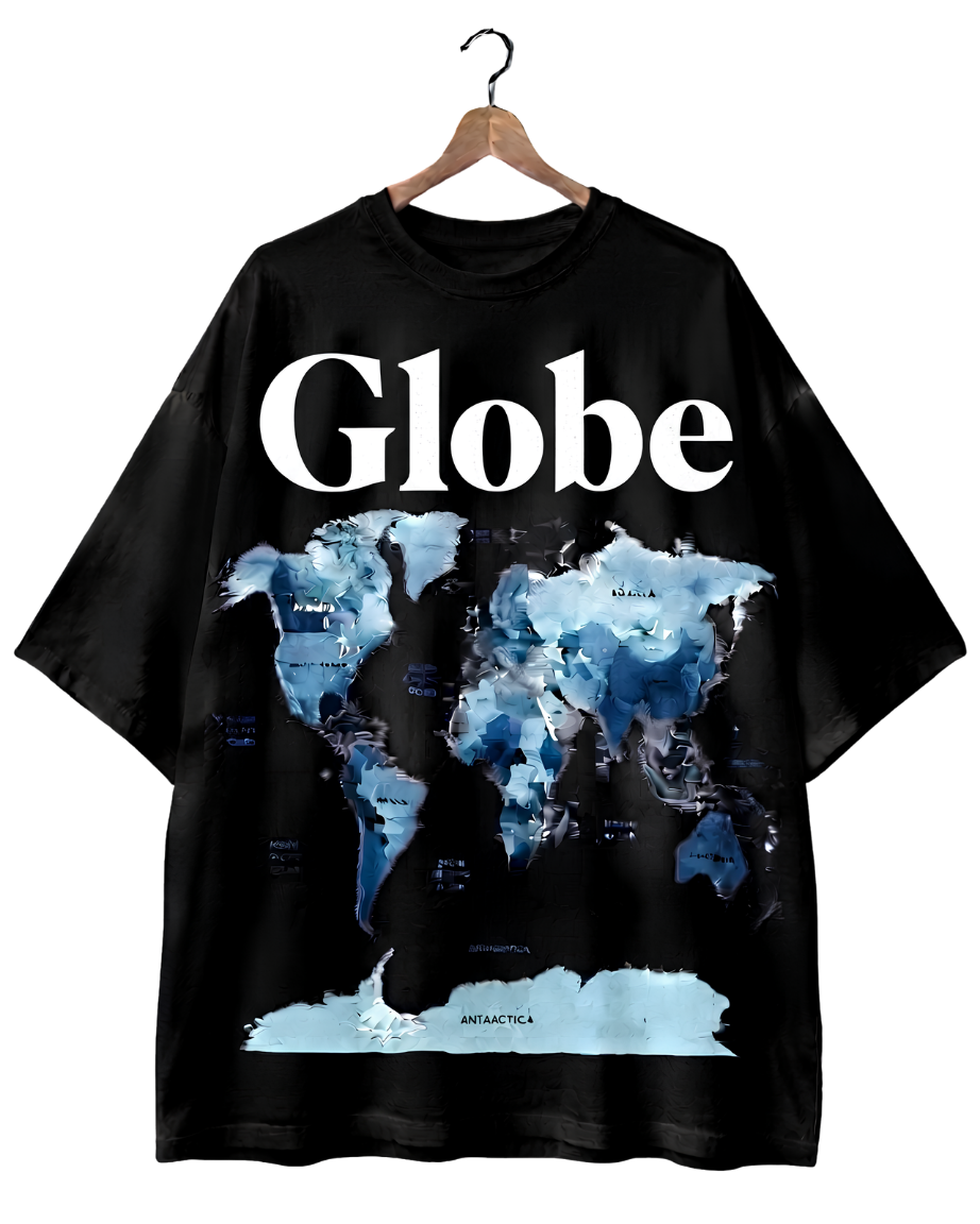 Globe World Map T-Shirt — Vintage Travel Tee