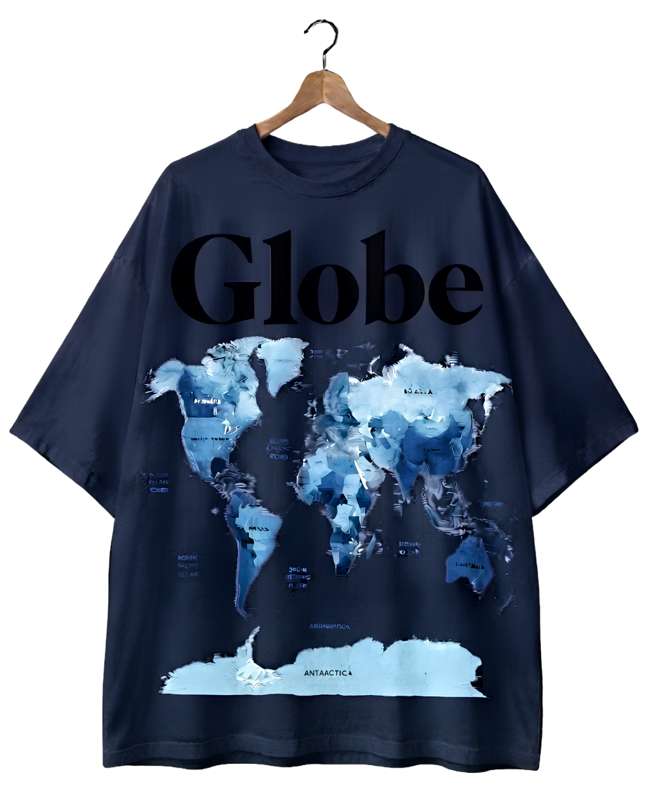 Globe World Map T-Shirt — Vintage Travel Tee