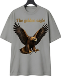 Eagle Graphic T-Shirt — Vintage Soaring Eagle Design ('be golden eagle')