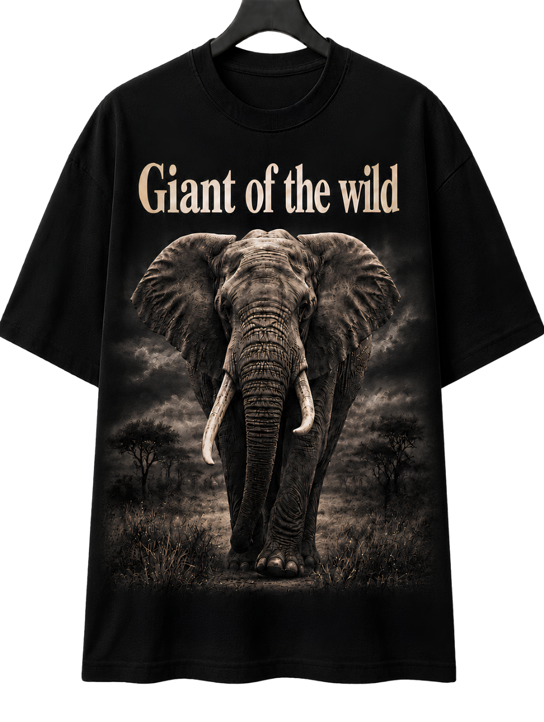 Elephant 'Giant of the Wild' Graphic T-Shirt