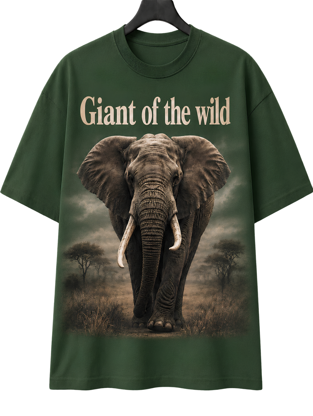 Elephant 'Giant of the Wild' Graphic T-Shirt