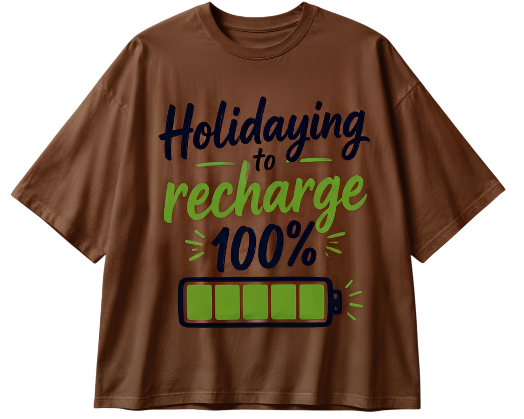 Holiday Sweater Tee — 'Refreshing Holiday Vibes' Graphic T-Shirt