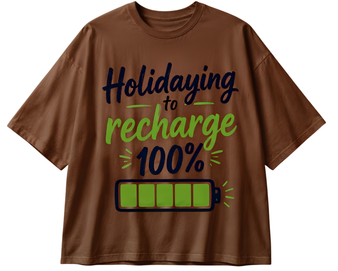 Holiday Sweater Tee — 'Refreshing Holiday Vibes' Graphic T-Shirt