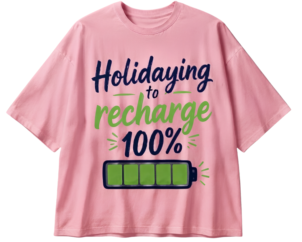 Holiday Sweater Tee — 'Refreshing Holiday Vibes' Graphic T-Shirt