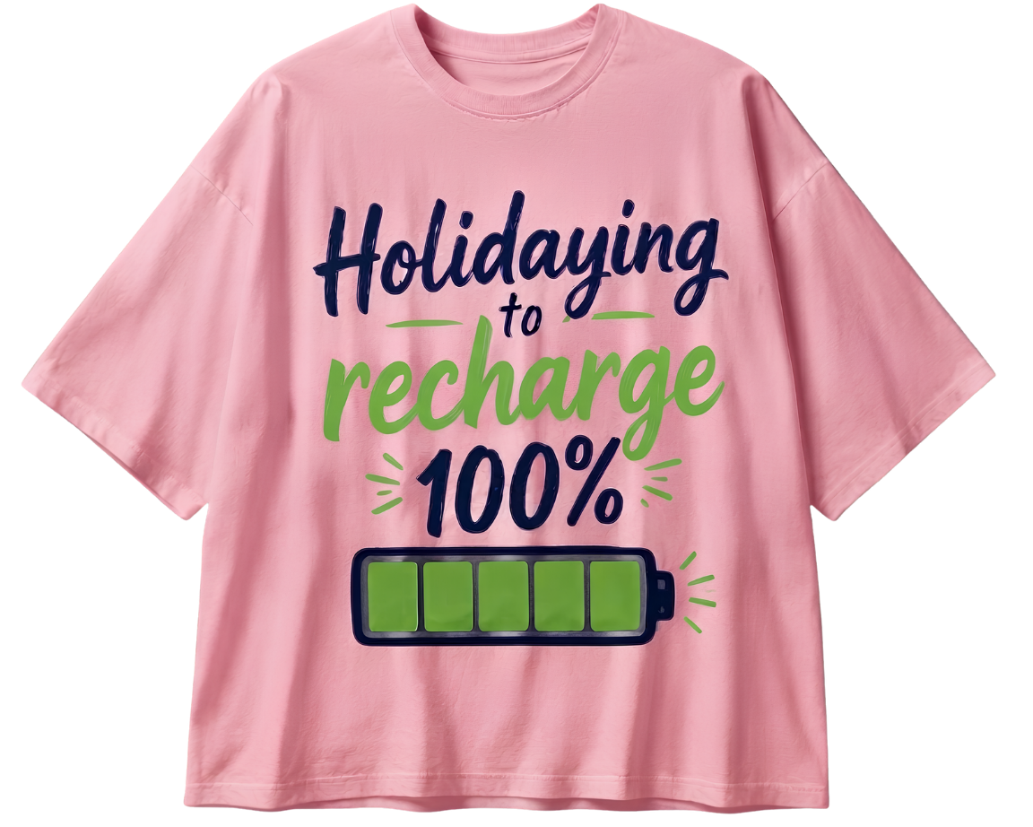 Holiday Sweater Tee — 'Refreshing Holiday Vibes' Graphic T-Shirt